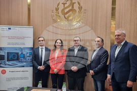 Плевен - Медицински университет - проект „Трансгранично мултидисциплинарно обучение чрез телемедицина“ - пресконференция