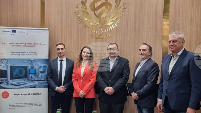 Медицинският университет и болница „Д-р Георги Странски“ в Плевен участват в трансграничен проект с партньори от Крайова