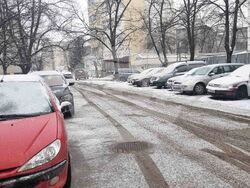 Търговище - снеговалеж - обстановка