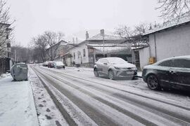 Търговище - снеговалеж - обстановка