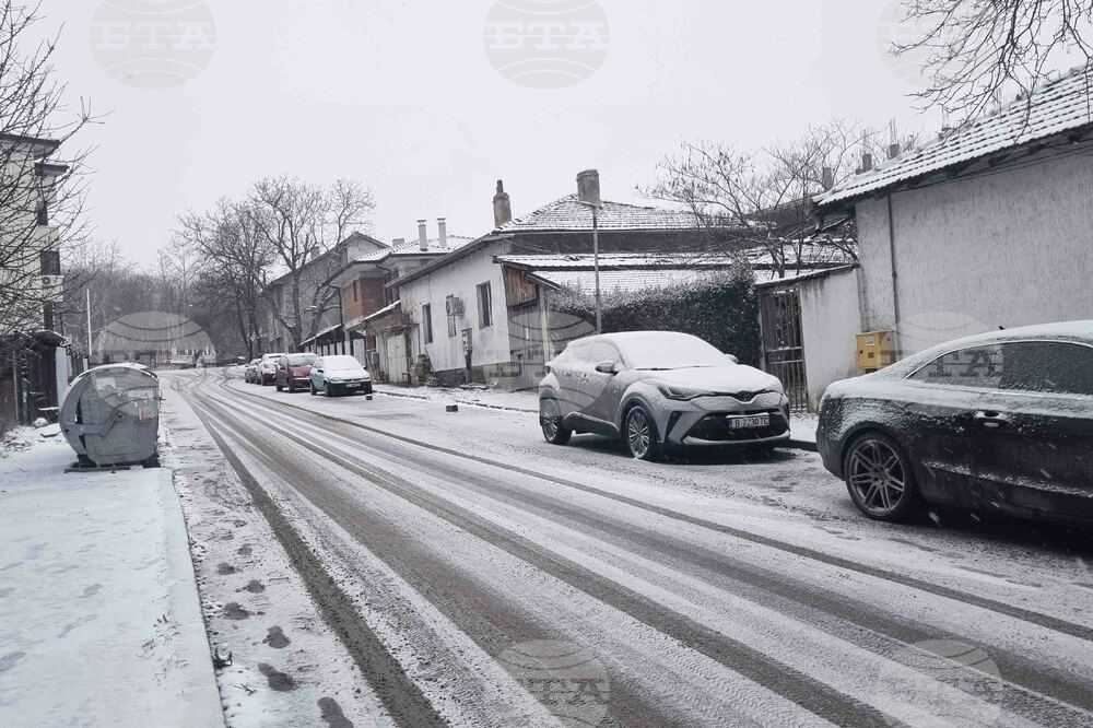 Търговище - снеговалеж - обстановка