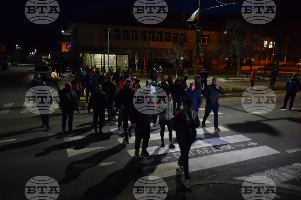 Кресна - животновъди - протест