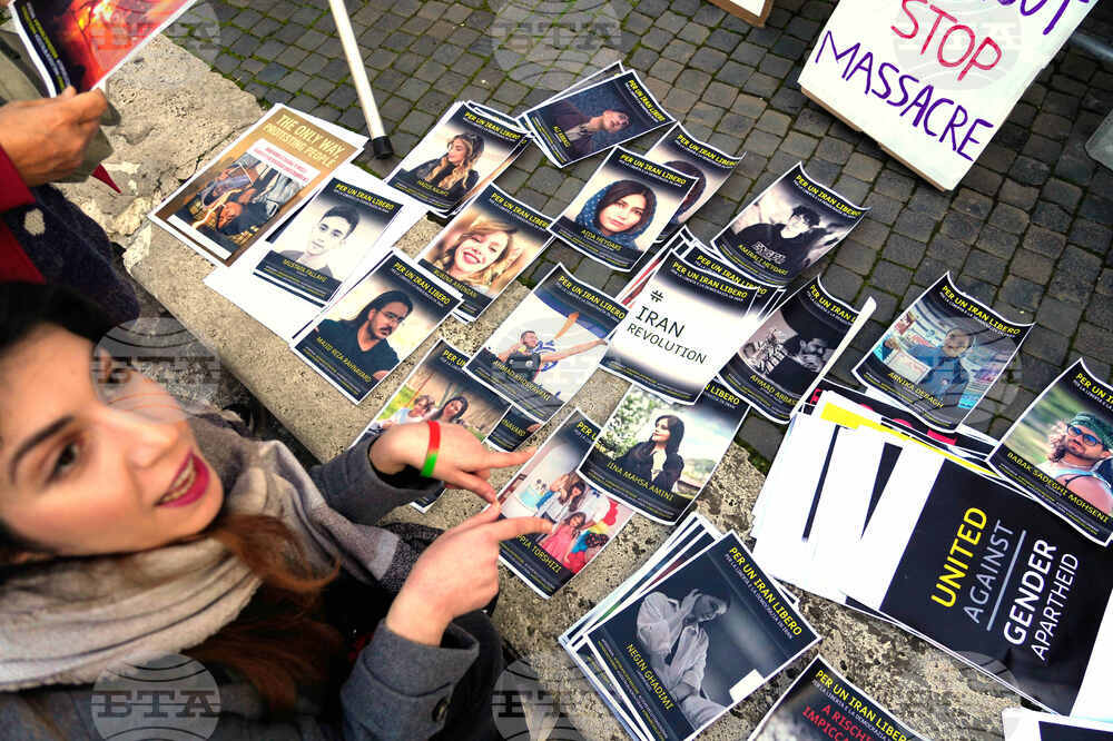 Italy Iran Protest