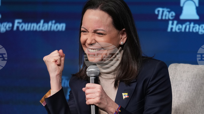 Всеобщата амнистията във Венецуела е резултат от "натиска" на САЩ, заяви лидерката на опозицията Мария Корина Мачадо