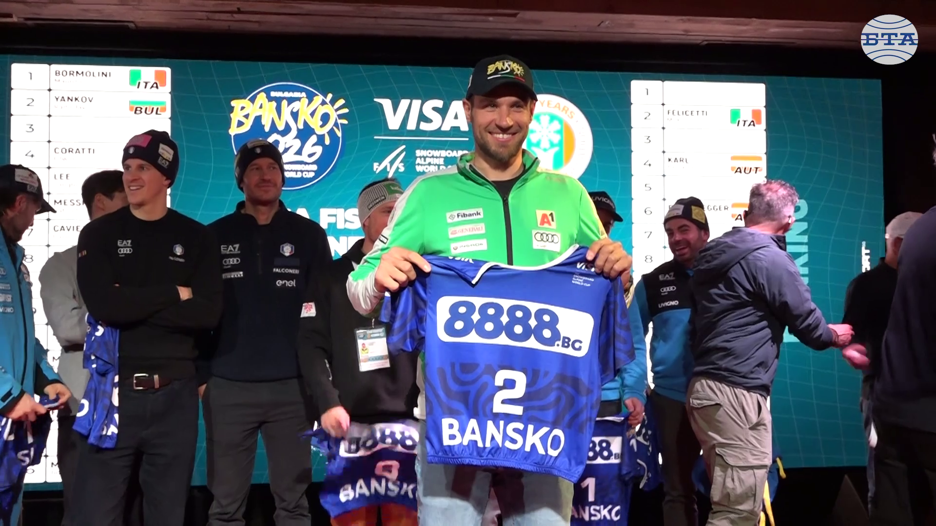 Радослав Янков и Малена Замфирова научиха номерата, с които ще карат в съботната квалификация от Световната купа по сноуборд в Банско