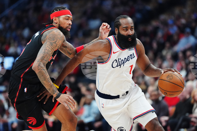 Clippers Raptors Basketball