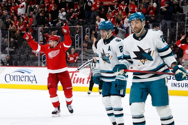 Sharks Red Wings Hockey