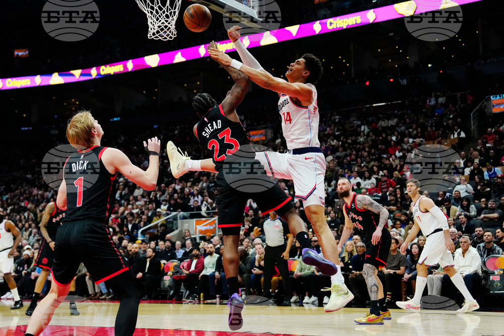 Clippers Raptors Basketball