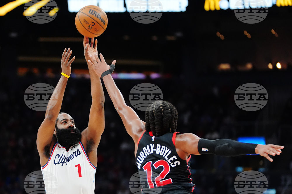 Clippers Raptors Basketball