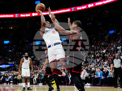 Clippers Raptors Basketball