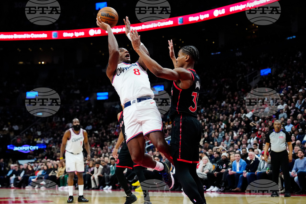 Clippers Raptors Basketball