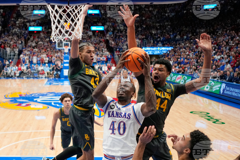 APTOPIX Baylor Kansas Basketball