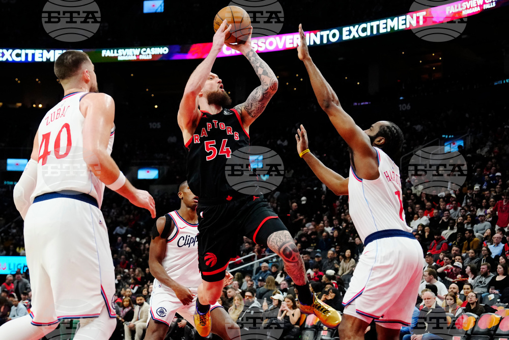Clippers Raptors Basketball