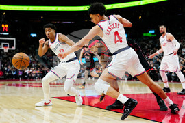 Clippers Raptors Basketball