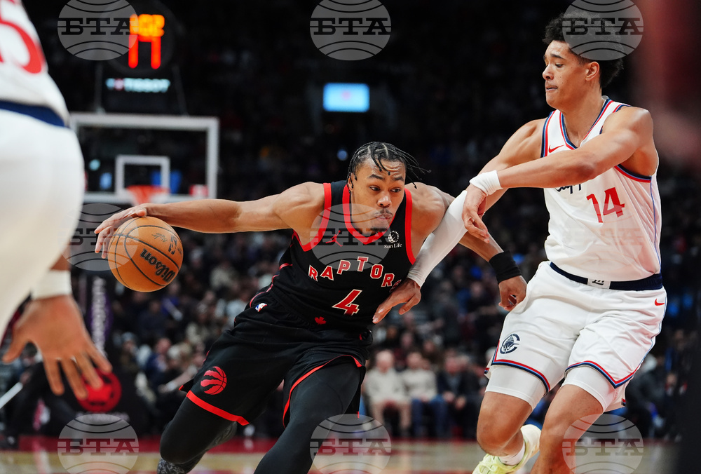 Clippers Raptors Basketball