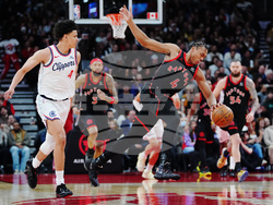 Clippers Raptors Basketball