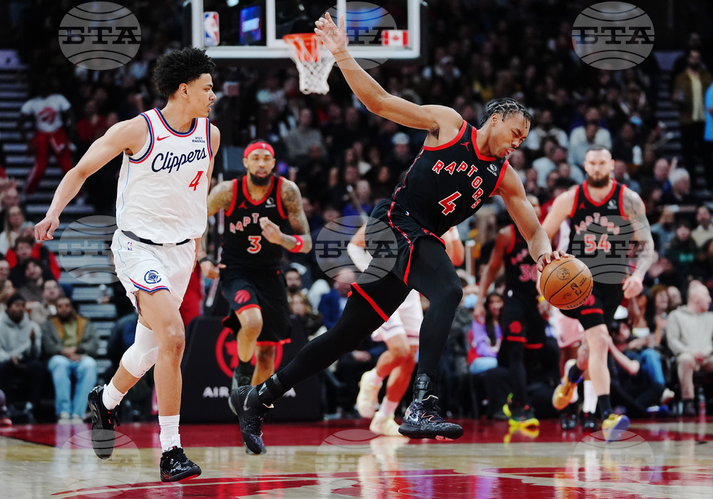 Clippers Raptors Basketball