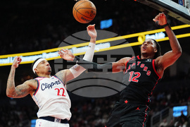 Clippers Raptors Basketball