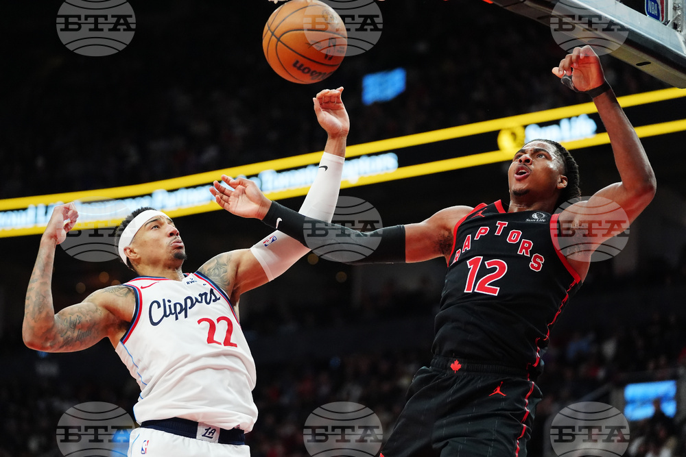 Clippers Raptors Basketball