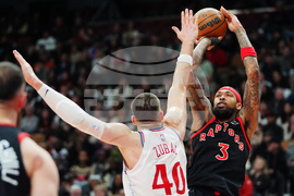 Clippers Raptors Basketball