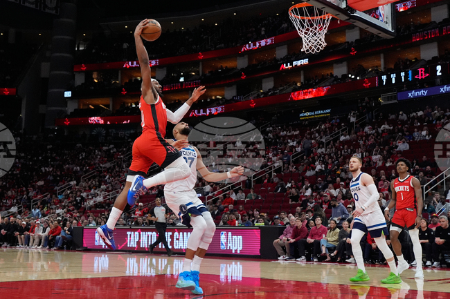 Timberwolves Rockets Basketball