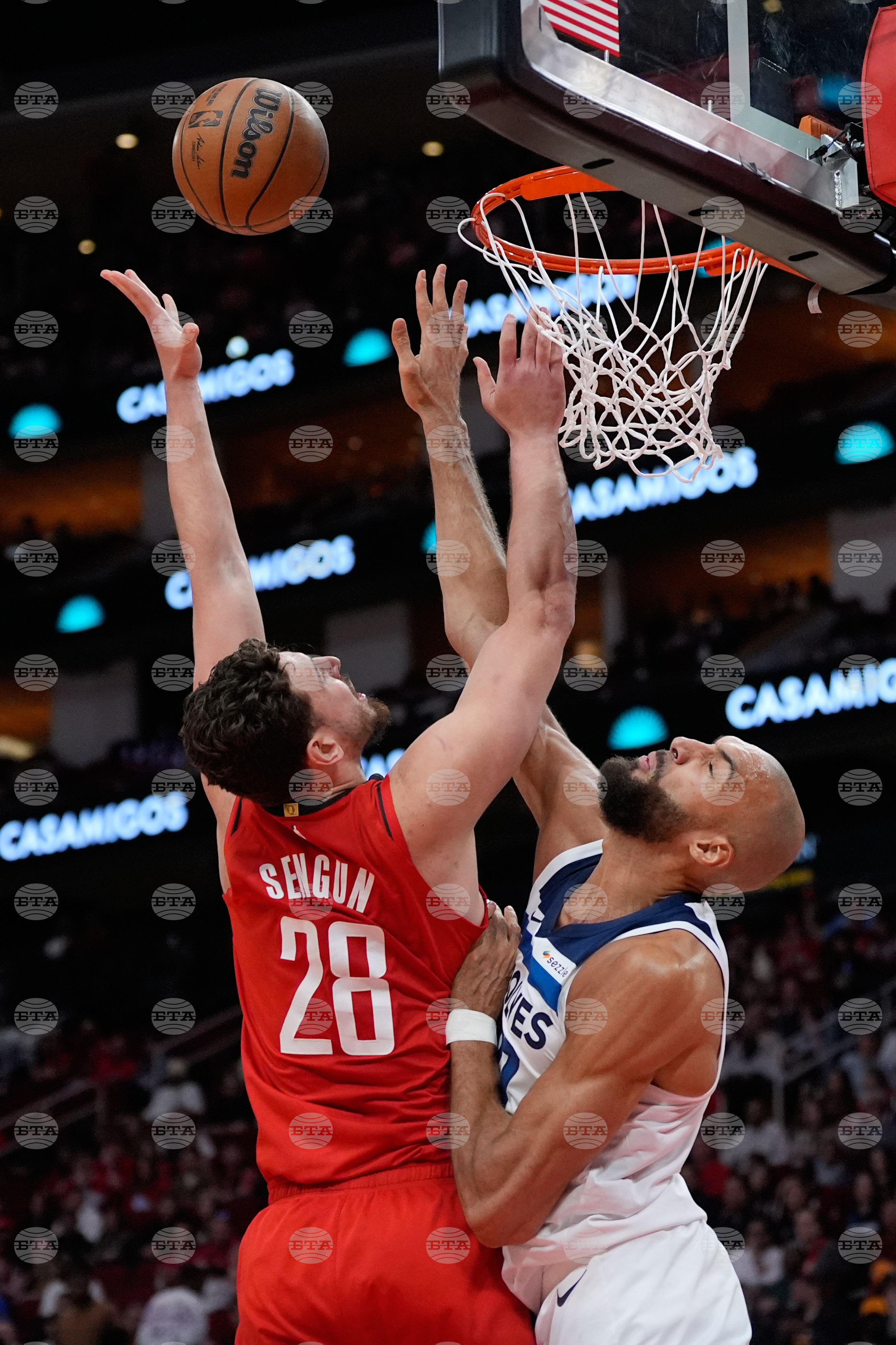 Timberwolves Rockets Basketball