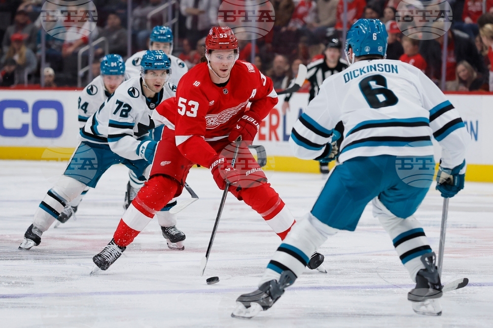 Sharks Red Wings Hockey
