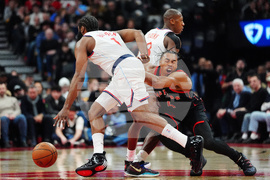 Clippers Raptors Basketball