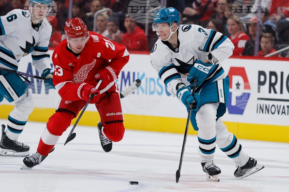 Sharks Red Wings Hockey