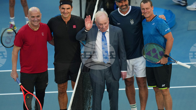 Роджър Федерер открадва шоуто на официална церемония за началото на Откритото първенство на Австралия