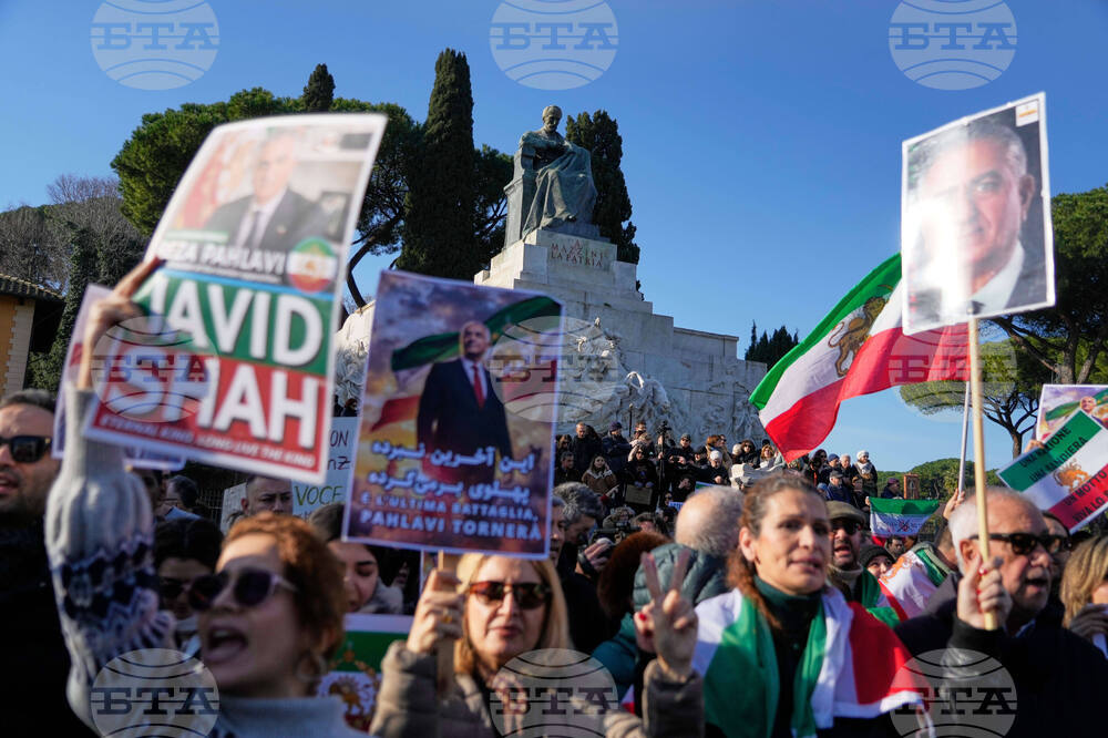 Italy Iran Protest