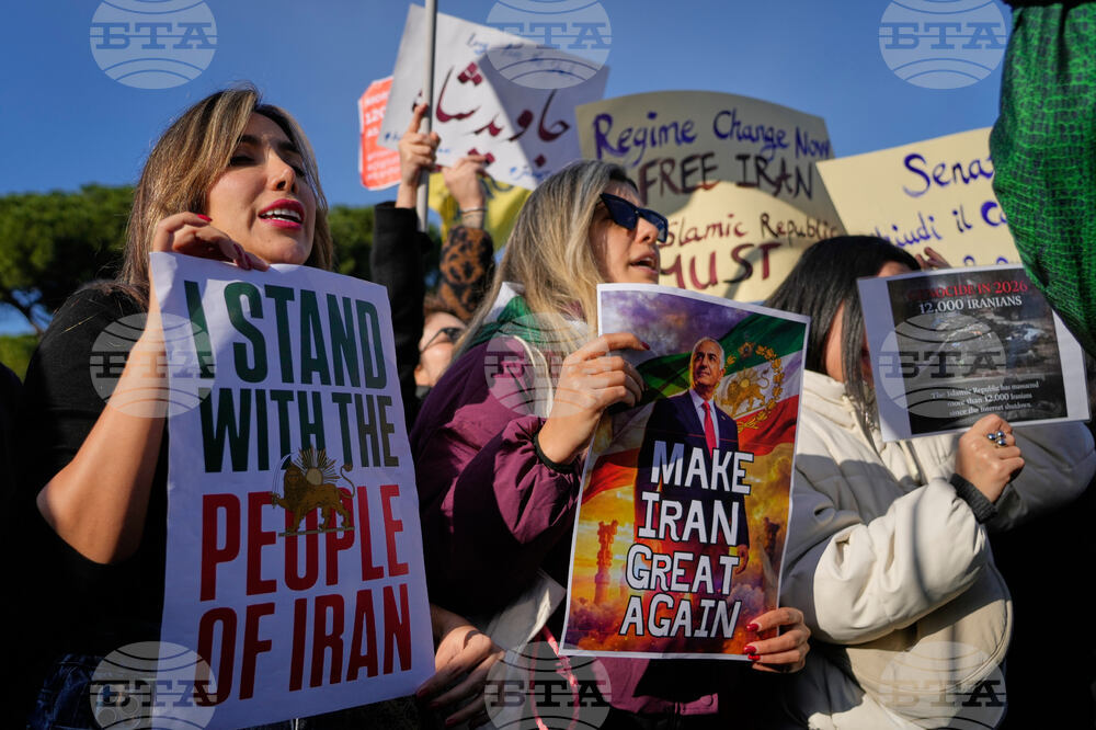 Italy Iran Protest