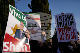 Italy Iran Protest