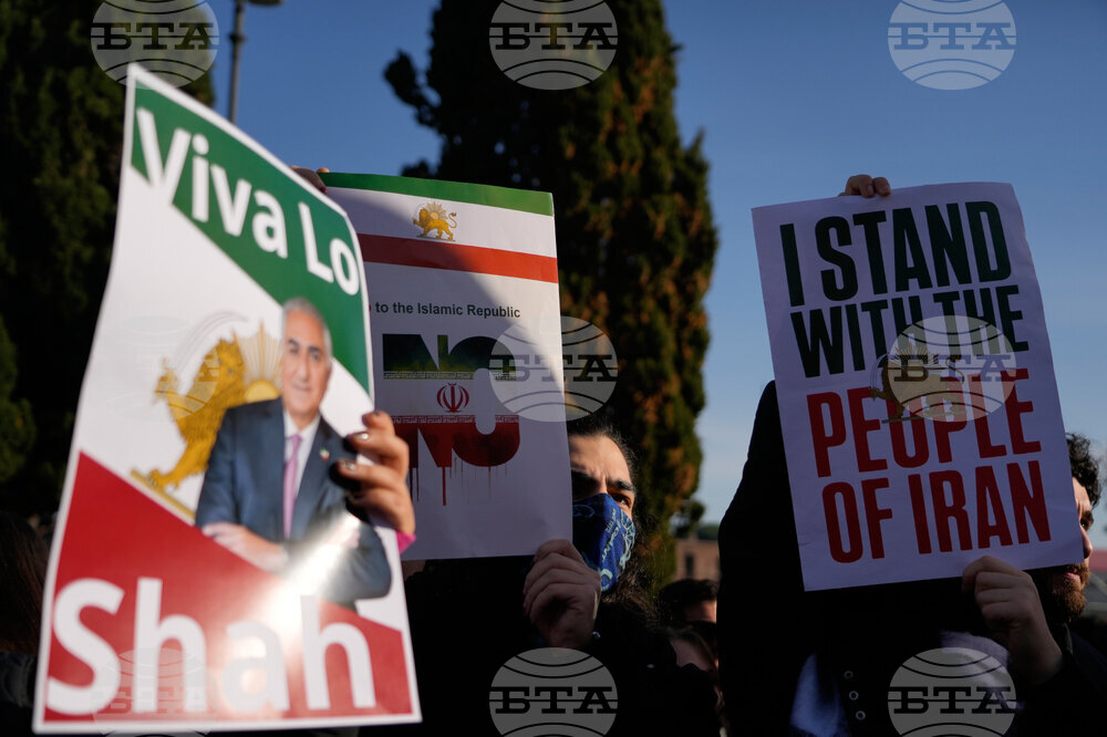 Italy Iran Protest