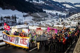 Switzerland World Economic Forum Protest