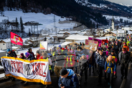 Switzerland World Economic Forum Protest