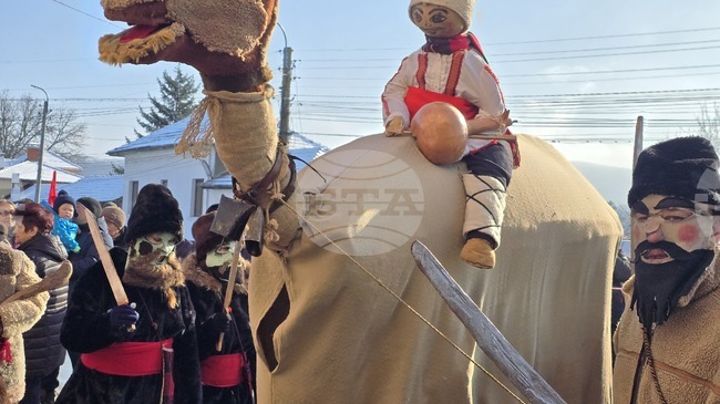 В ловешкото село Йоглав представиха традиционния обичай камилата