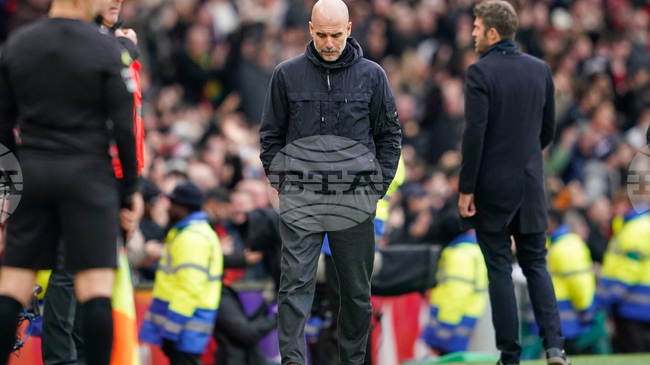 Мениджърът на Манчестър Сити Пеп Гуардиола след загубата от Юнайтед: „По-добрият отбор спечели“,