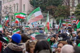 Italy Iran Protests