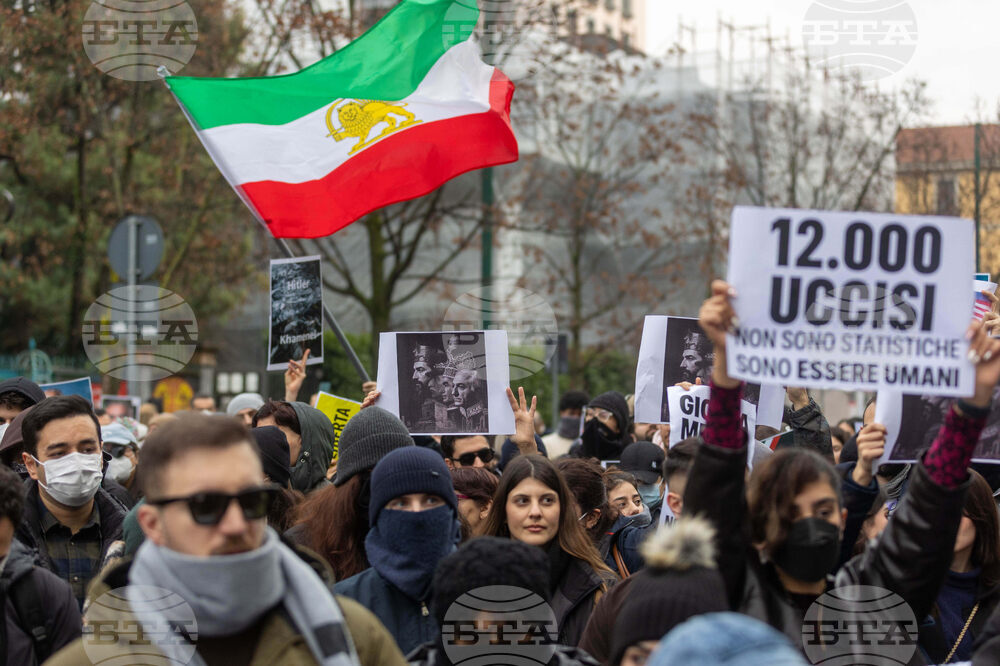 Italy Iran Protests