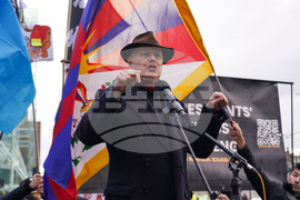Britain China Embassy Protest
