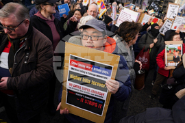 Britain China Embassy Protest