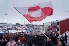 Greenland US Protest