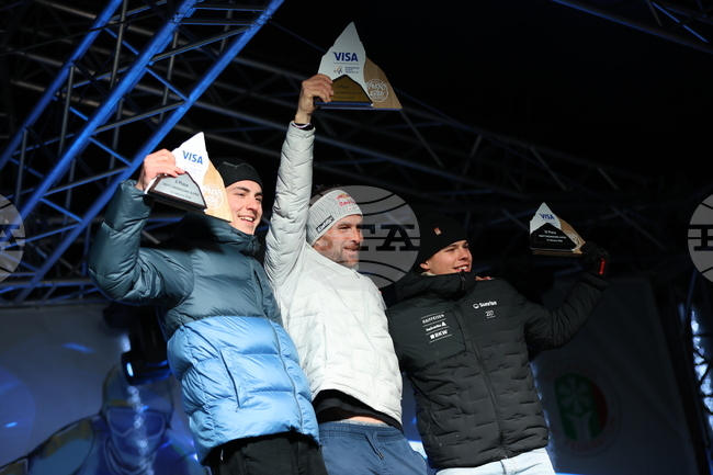 Банско - Световна купа по алпийски сноуборд - награждаване - мъже