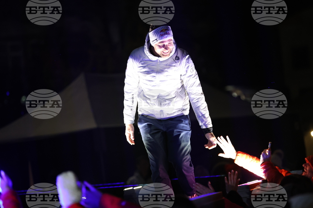 Банско - Световна купа по алпийски сноуборд - награждаване - мъже