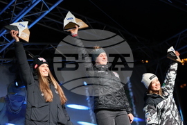 Банско - Световна купа по алпийски сноуборд - награждаване - жени