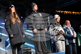 Банско - Световна купа по алпийски сноуборд - награждаване - жени