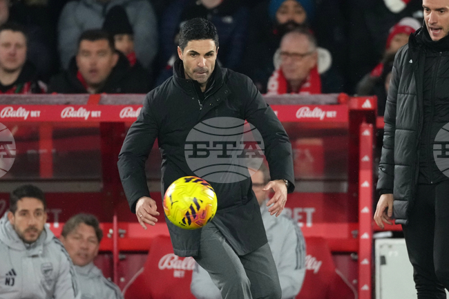 Мениджърът Микел Артета съжалява за пропуснатите шансове при равенството на Арсенал срещу Нотингам Форест