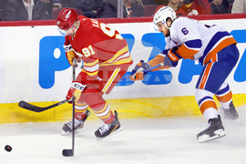 Islanders Flames Hockey