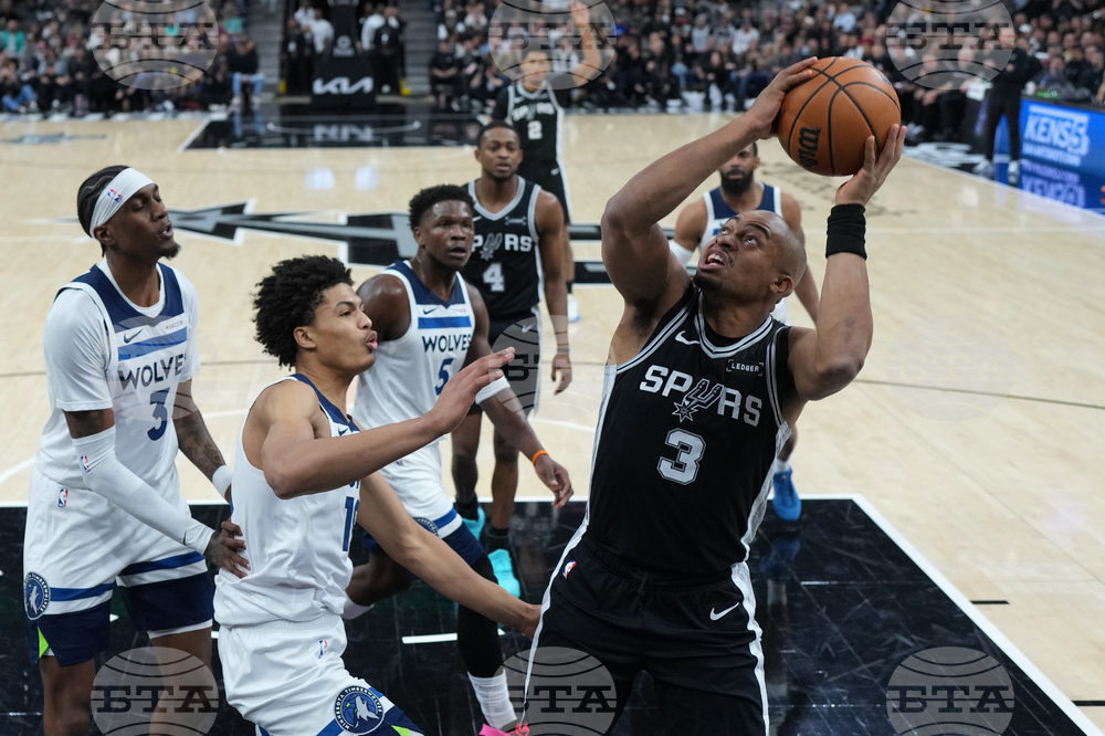 Timberwolves Spurs Basketball